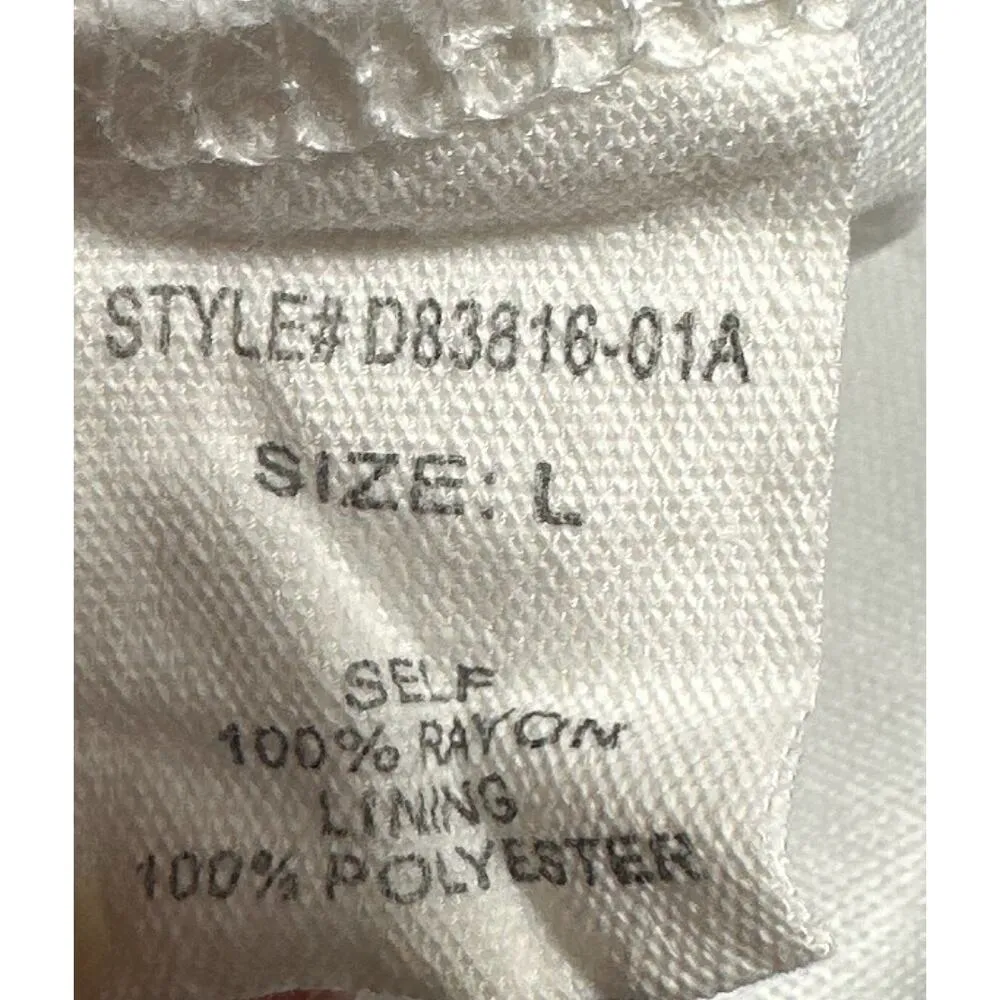 Altar’d State Women's Green Mini Dress Micro Floral Short Sleeve Large Boho - Image 4