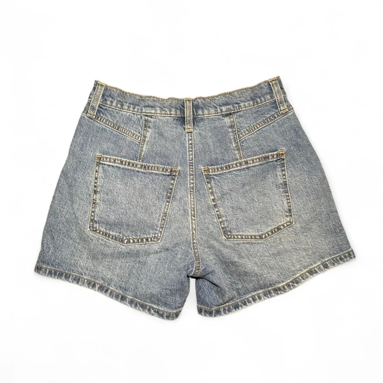 Universal Thread Women’s High Rise Midi Denim Shorts Blue Size 2/26 Casual Summe - Image 2