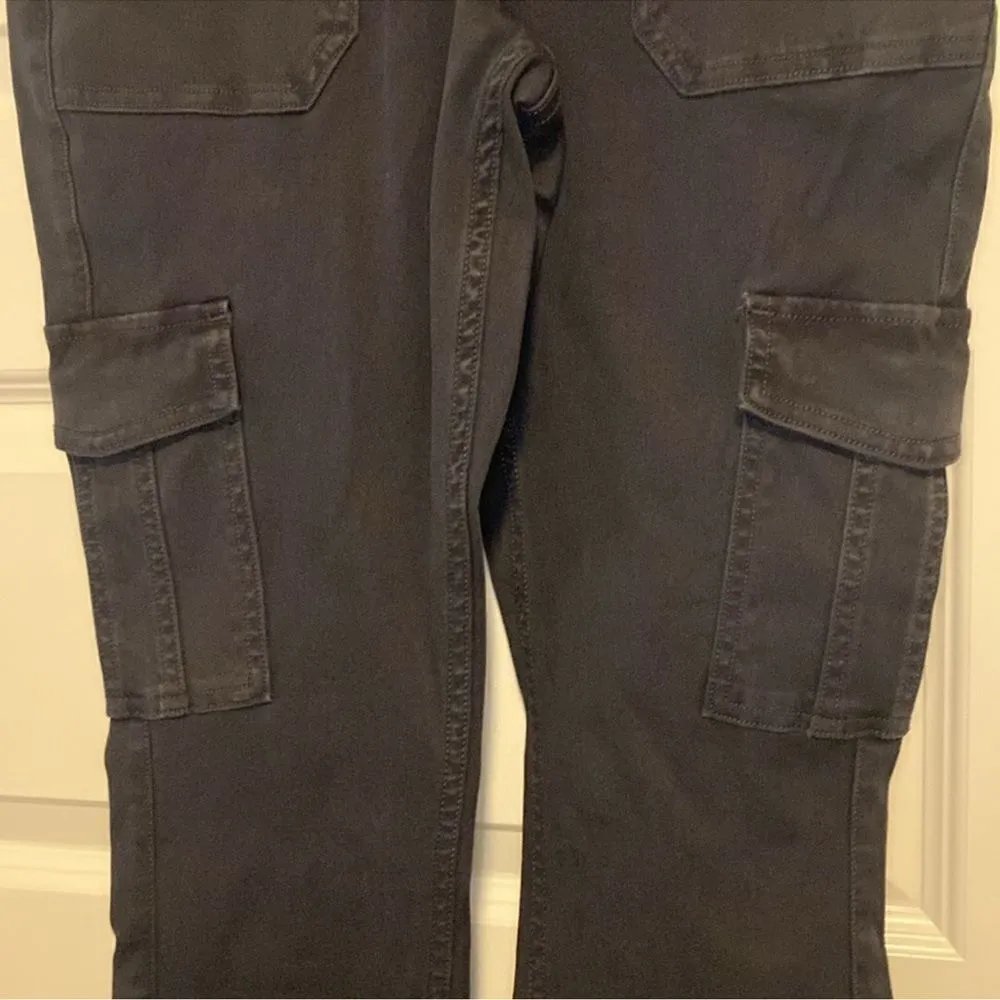 Spanx stretch twill ankle cargo pant and washed black C17 - Image 6