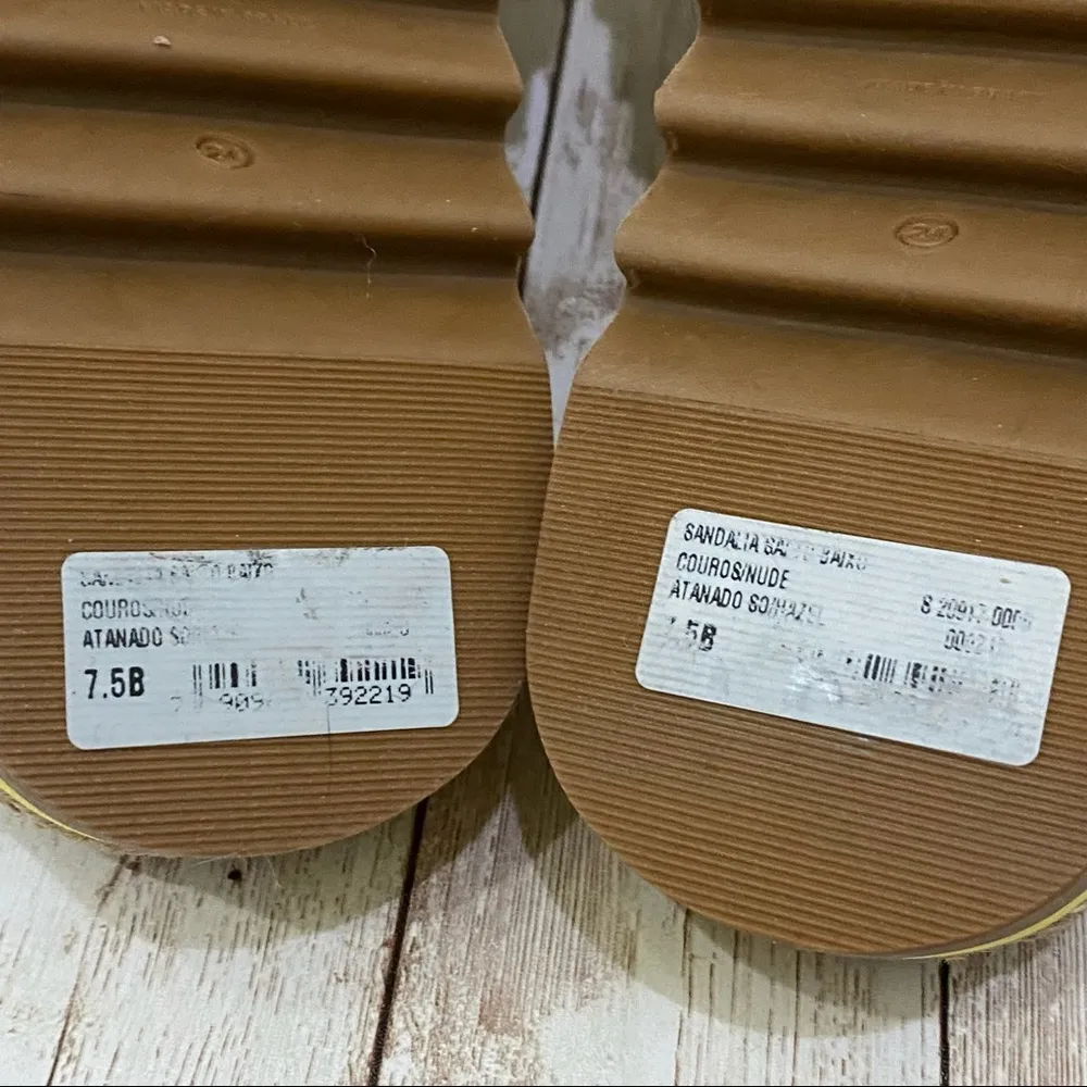 SCHUTZ Nude Sling back Espadrille Sandals 7.5 - Image 12