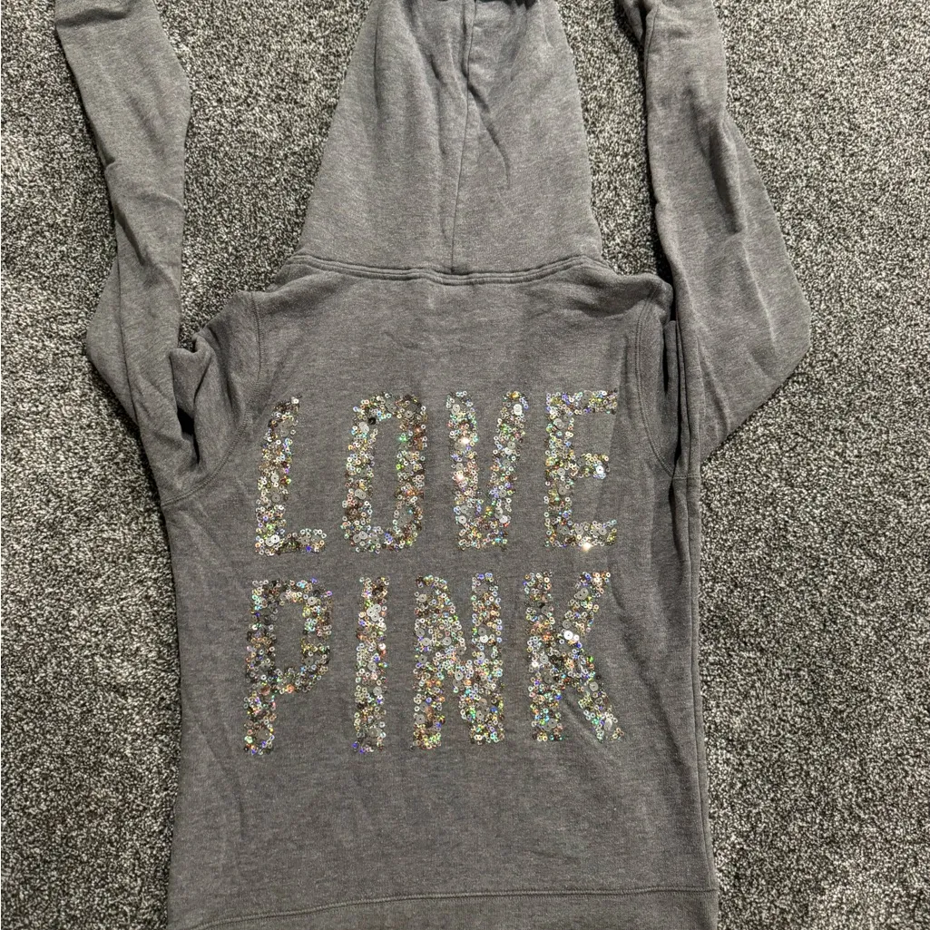 - Victoria’s Secret pink zip up 2014 vintage - Image 2