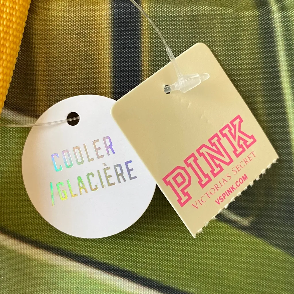 NWT Victoria's Secret Pink Yellow Cooler Tote in Banana Sunshine on my Mind. - Image 7