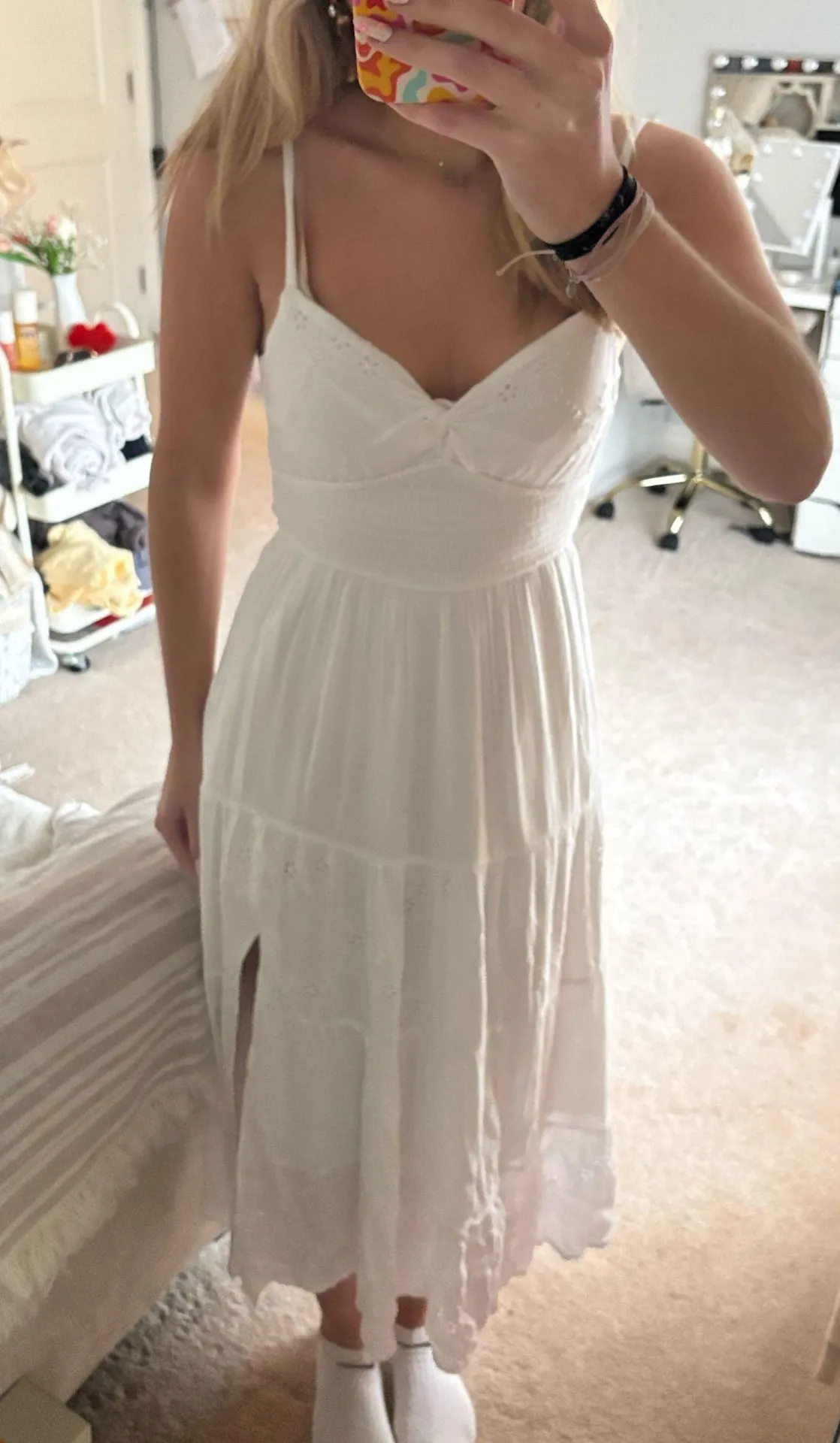 Hollister Maxi Dress White - Image 4