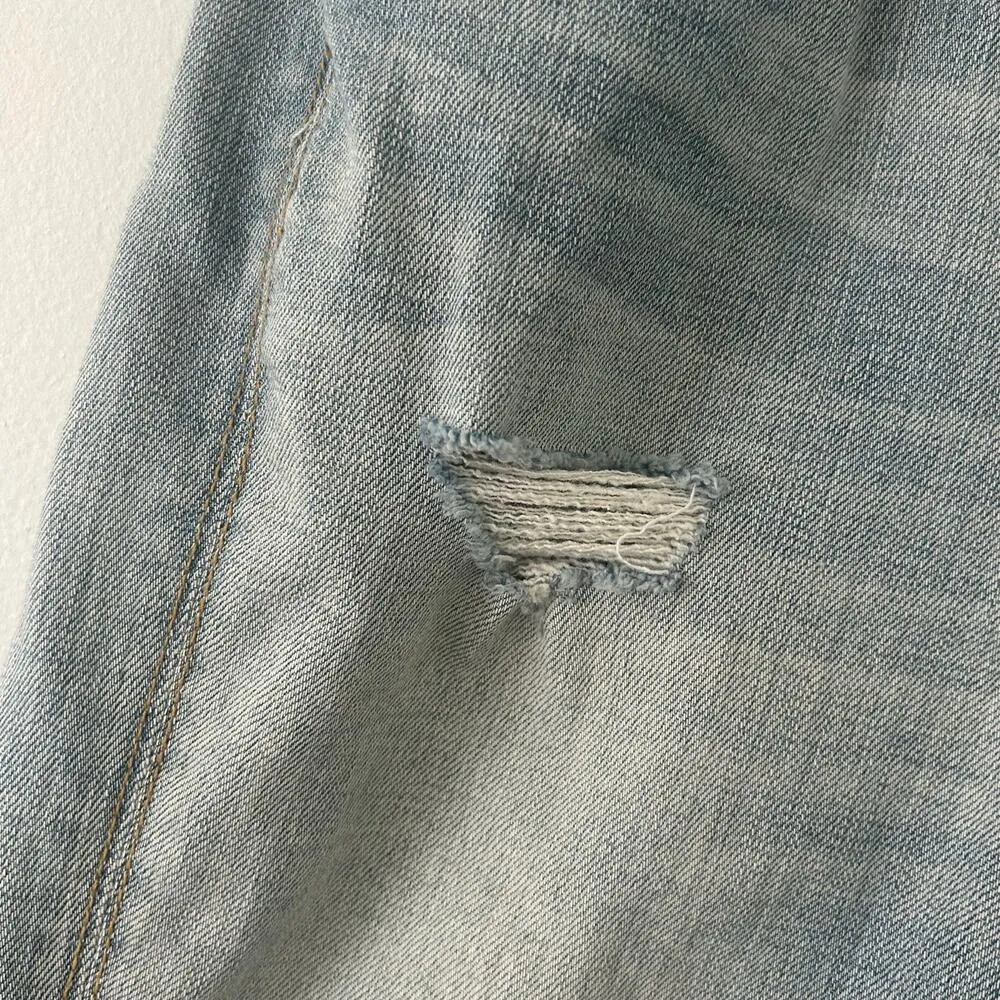 Level 99 Women's Sarah Twisted Seam Tomboy Light Wash Jeans Size 27 Blue - Image 3