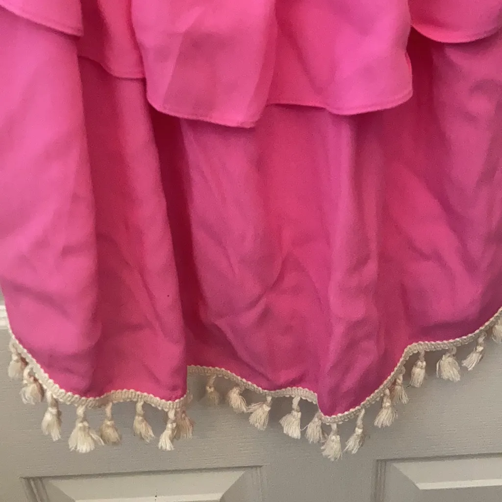 FINAL MARKDOWN Unique Ladies peasant top small Pink - Image 2