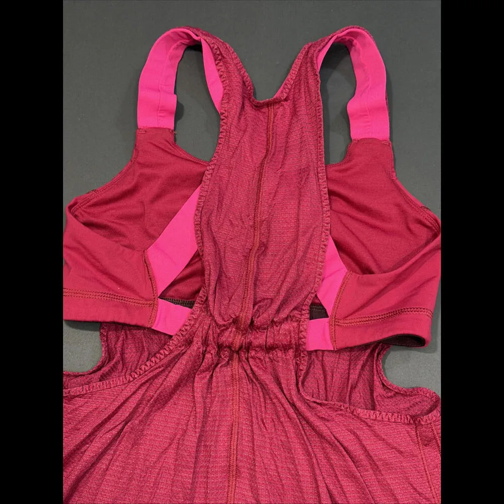 Lululemon Tank Top Bra Red Pink Luxury Designer Athletic Lounge Preppy 6 - Image 15