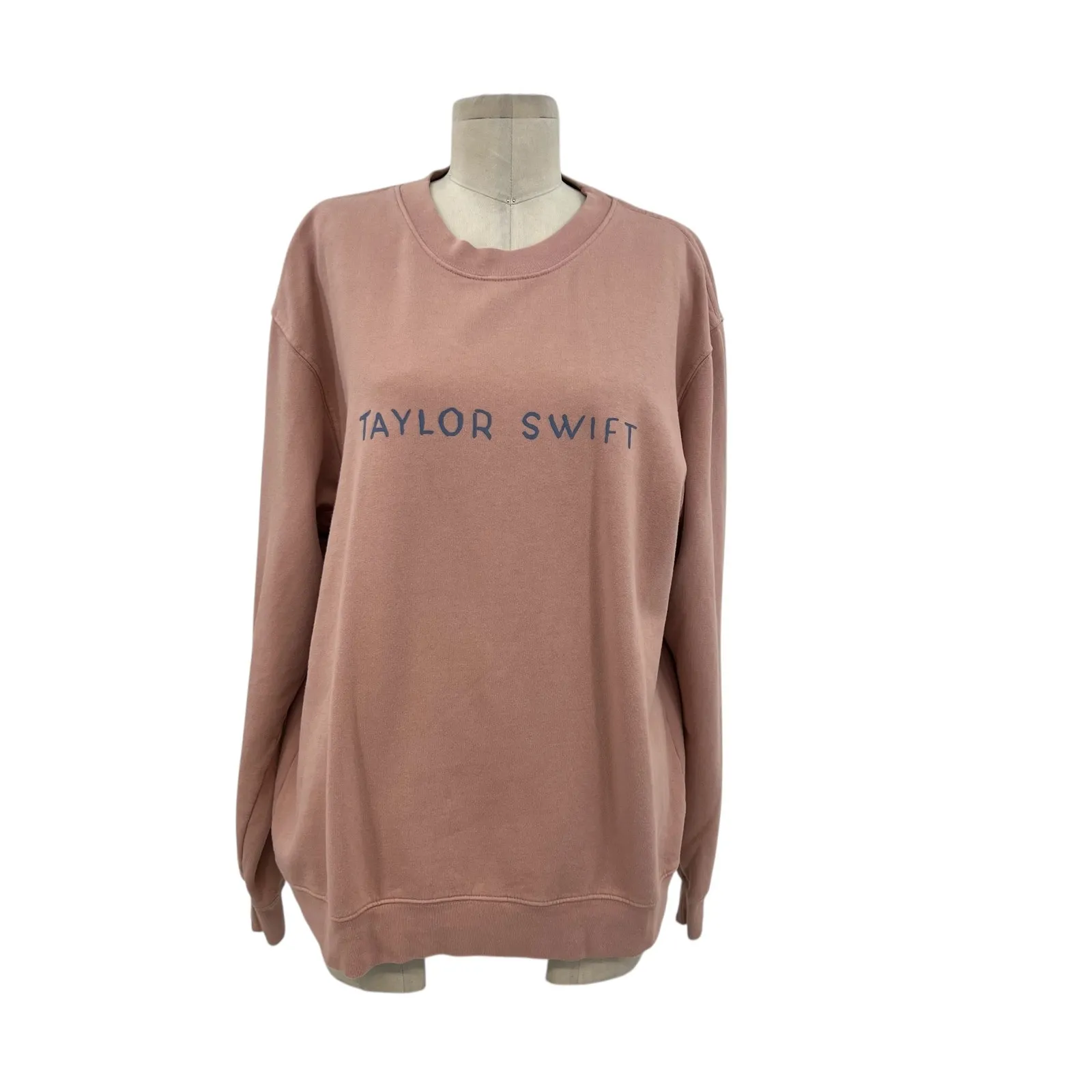 Taylor Swift Sweatshirt 1989 Taylor's Version Crewneck Pink Size Large - Image 2
