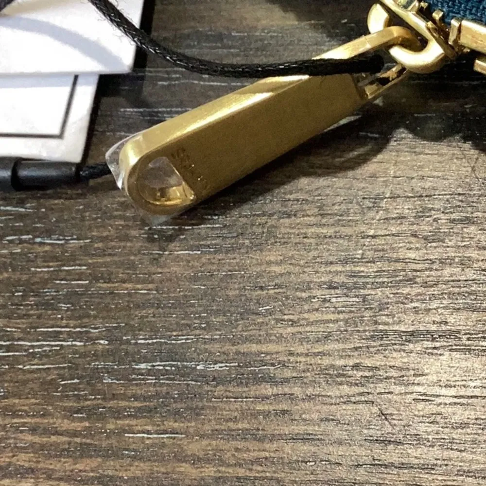 Brahmin Lennon Blue Filigree Melbourne Leather Wallet NWT - Image 5