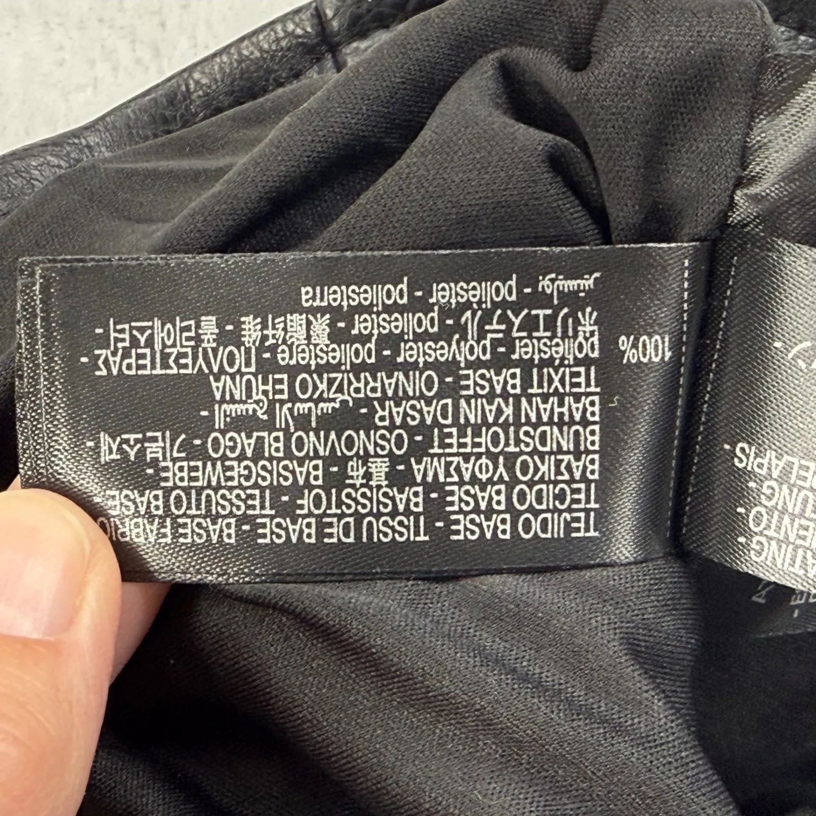 Zara Faux Leather Corset Top Belted Asymmetrical Zip Black Womens Size L NWOT - Image 7