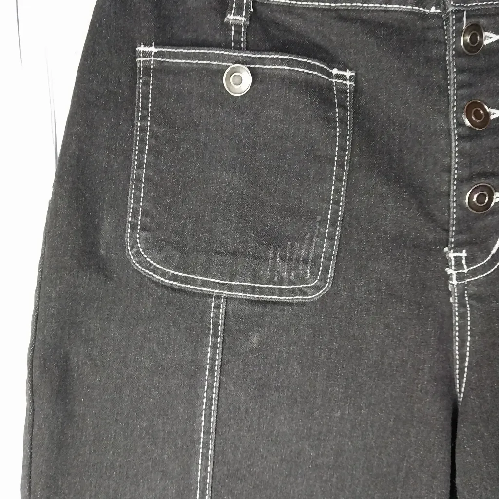Flamingals Black Flared Women Jeans Size XL - Image 7