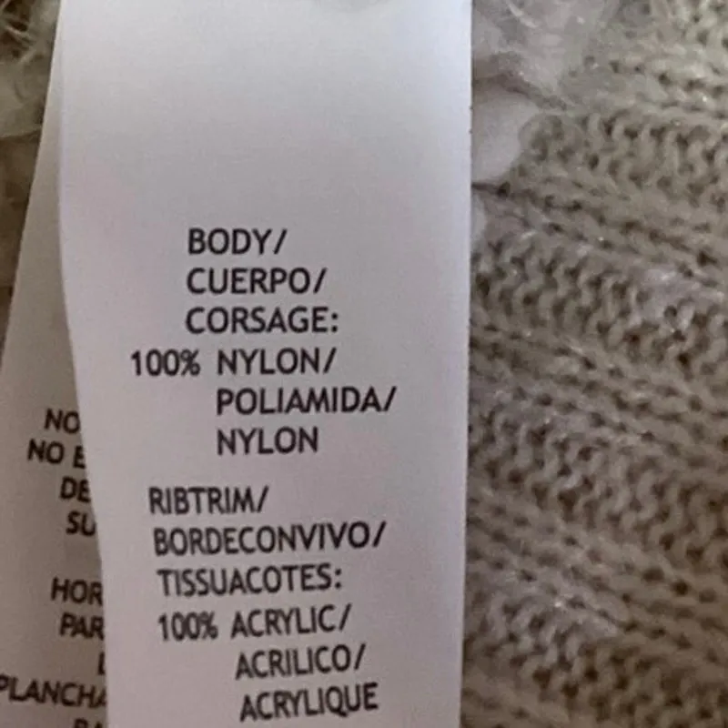 Kensie Cream Waterfall Long Sleeve Knit Drapey Open Cardigan Sweater Top Size S - Image 4