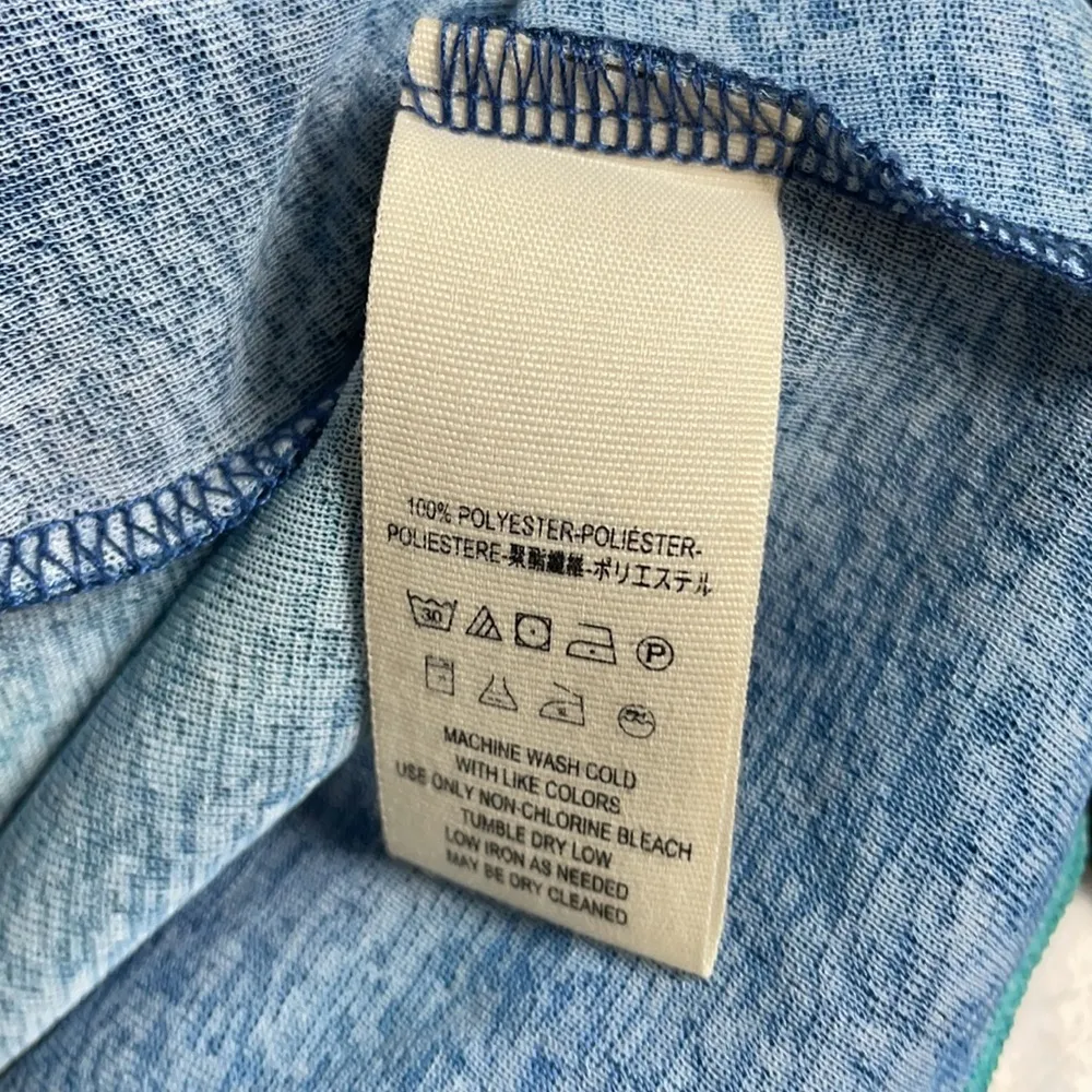 Free People Mystic Tie Dye Top- Blue Small - Image 9