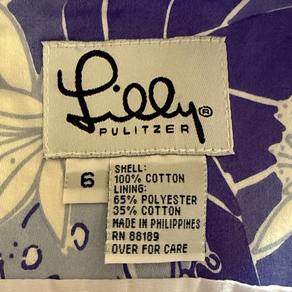 Lilly Pulitzer Dress 6 Vintage NWT Krista Lotus Blue Prince Charming Frogs - Image 4