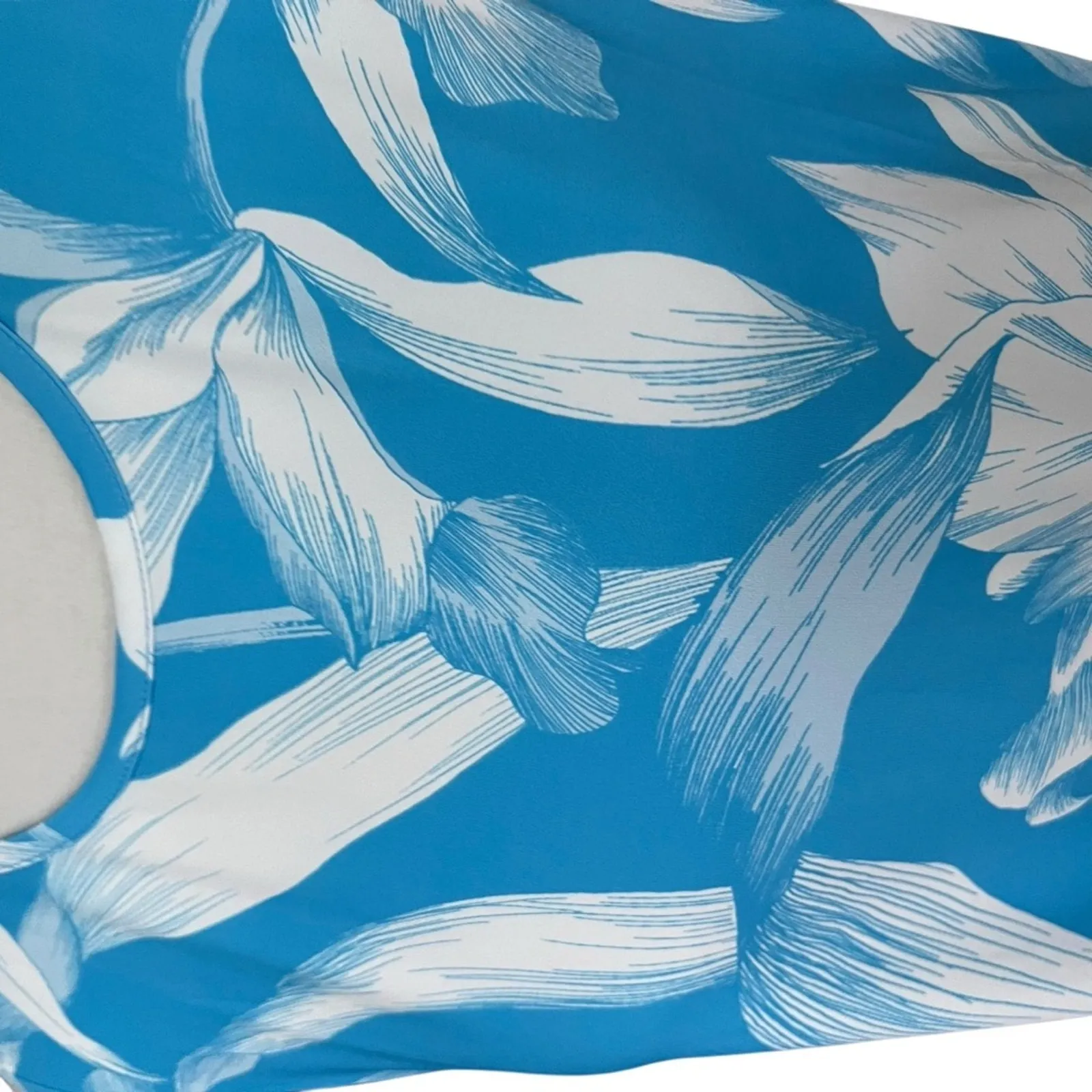 Banana Boat Dress Large Tropical Sun Protection UPC 50 Resort Cruise Vacation Blue - Image 4