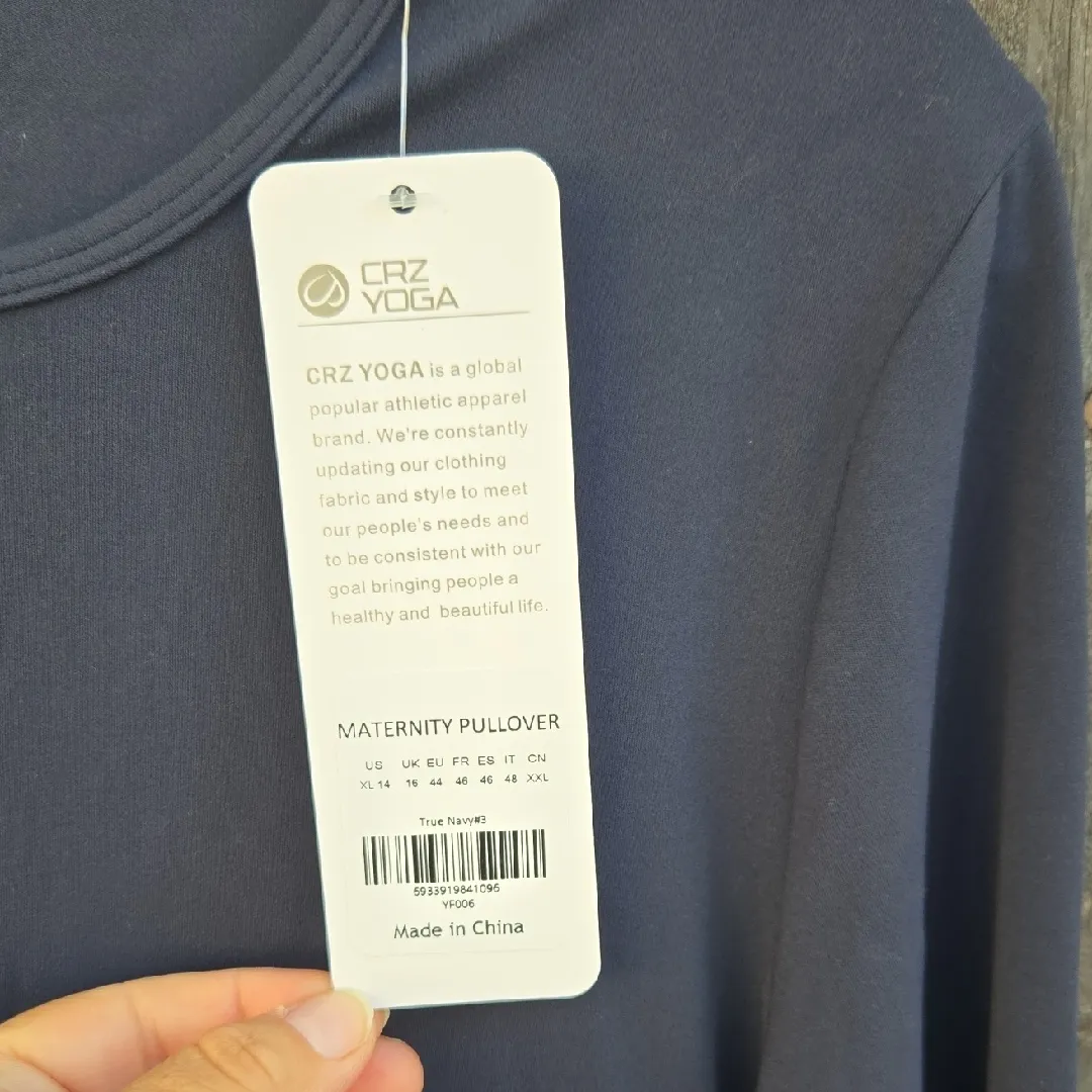 CRZ YOGA  Maternity Pullover Size Xl - Image 4