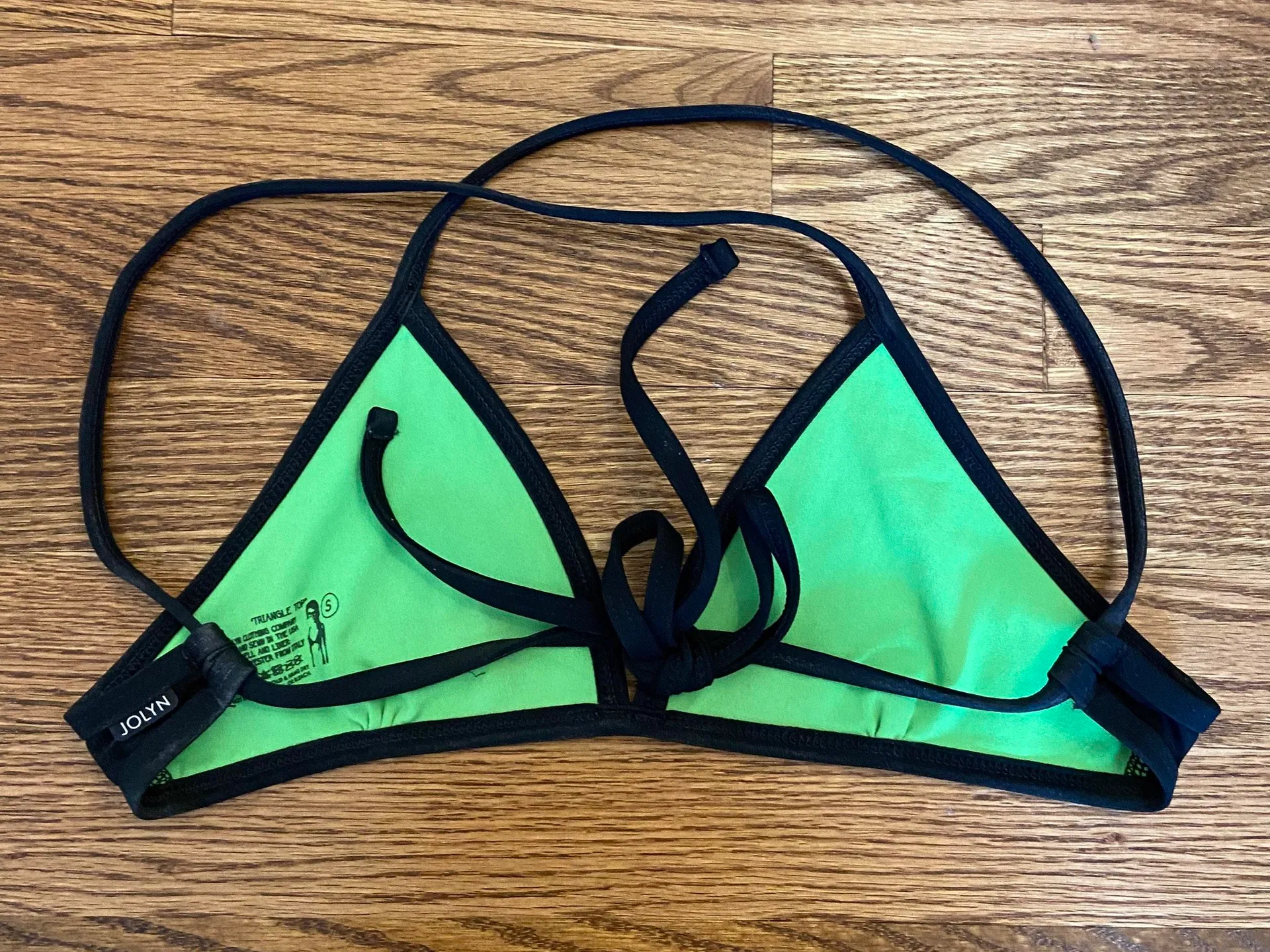 JOLYN Bikini Top Black Traingle - Image 4