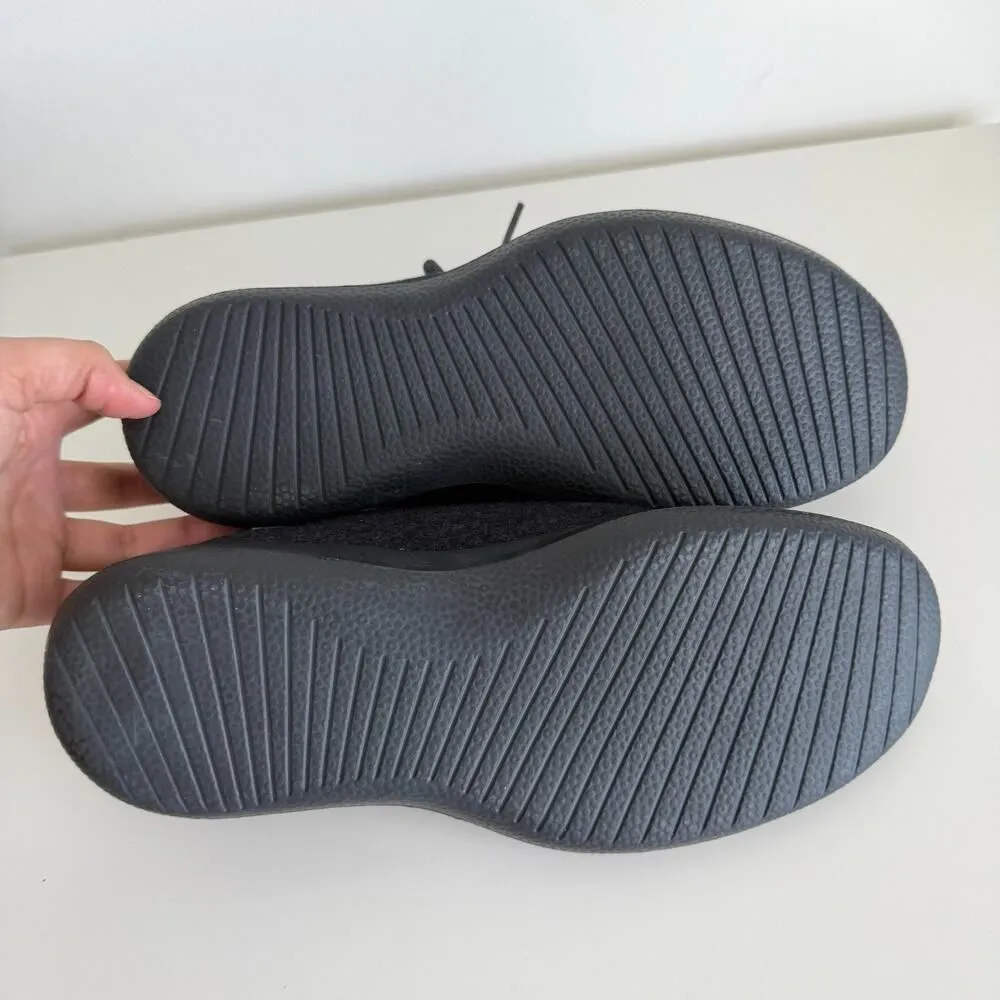 Allbirds Sneakers Womens 9 Black Charcoal Wool Runners Mizzles Shoes Lace Up - Image 7