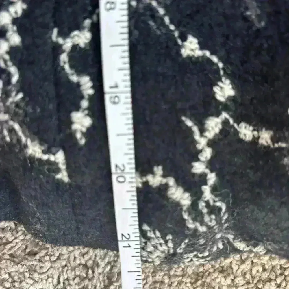 SpiritHouse 100% Wool Made in LA USA Black White Pattern Blazer Size Medium - Image 11