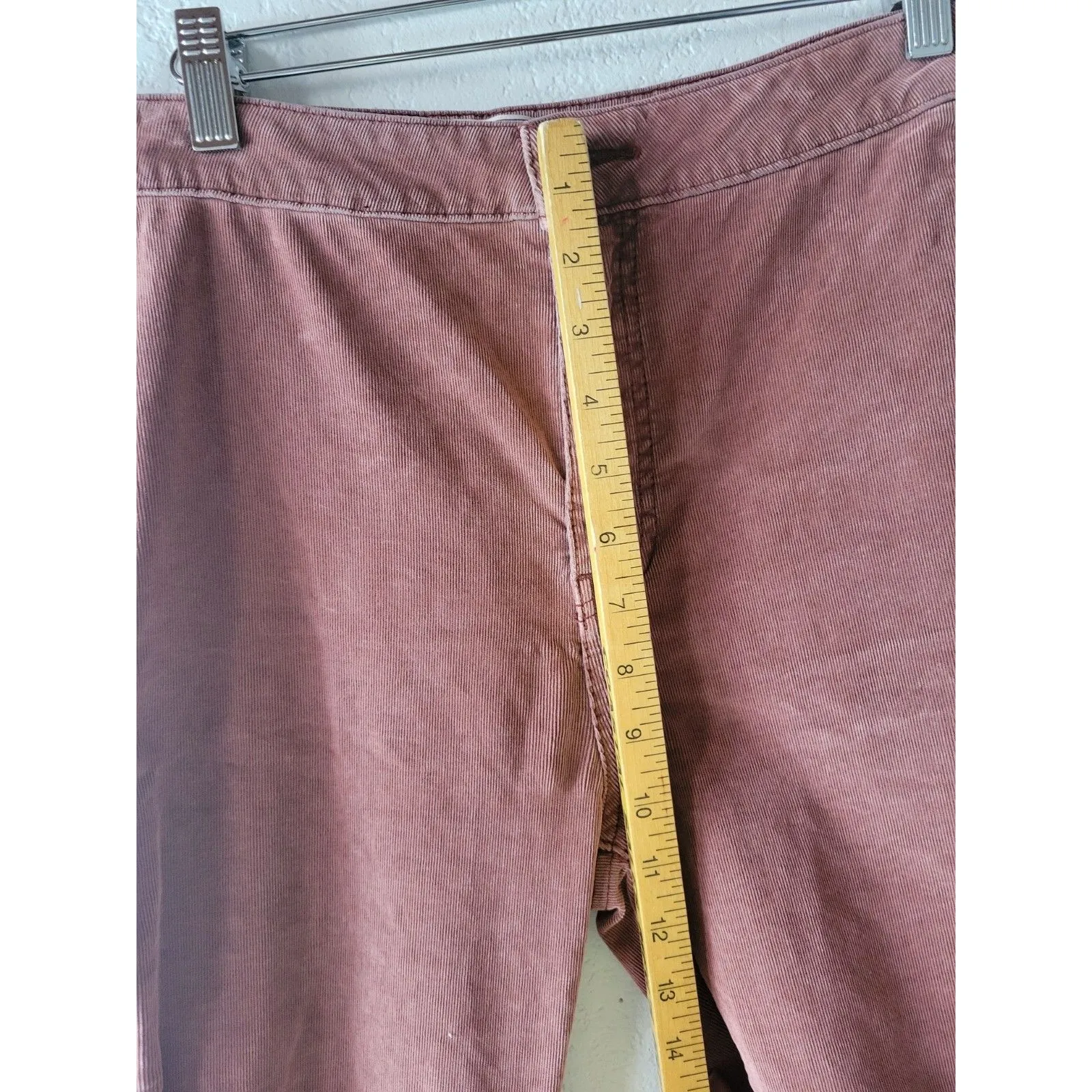 Free People Just Float On Corduroy Pants Russet Acorn Retro Extra Flare Pants 27 - Image 12