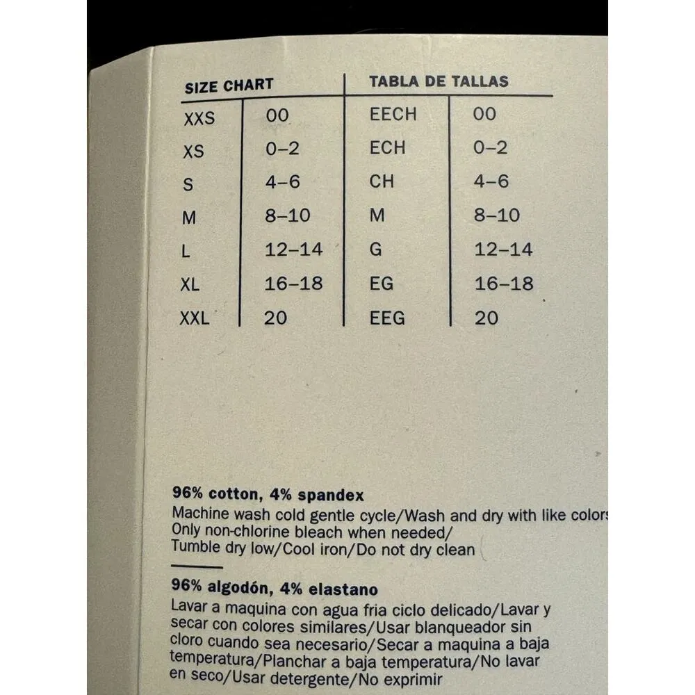 Women's high-rose cropped leggings M/8-10 NWT black - Image 3