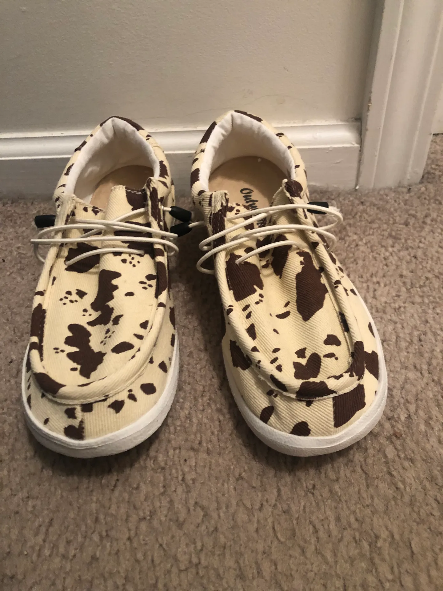 Cow Print Shoes Brown Size 7.5 - Image 2