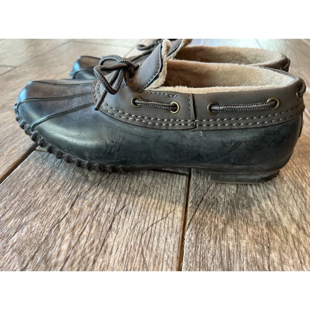 JBU Jambu Rain‎ Duck Boots Gwen Faux Fur Waterproof Shoes size 8 Garden Slip On - Image 11