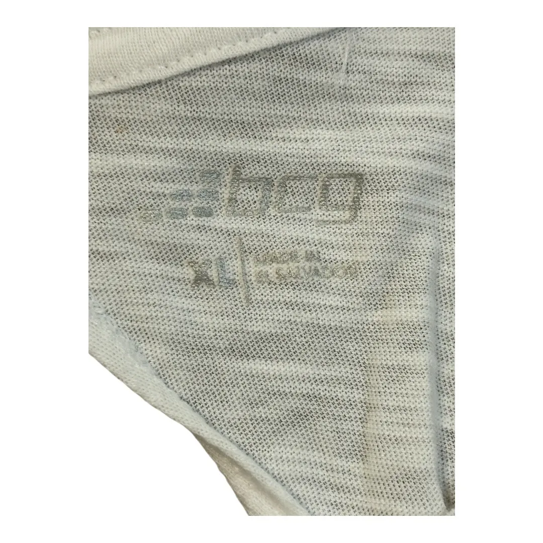 BCG American Flag Tank Top Patriotic Sleeveless Cutout Back White‎ Women Size XL - Image 5