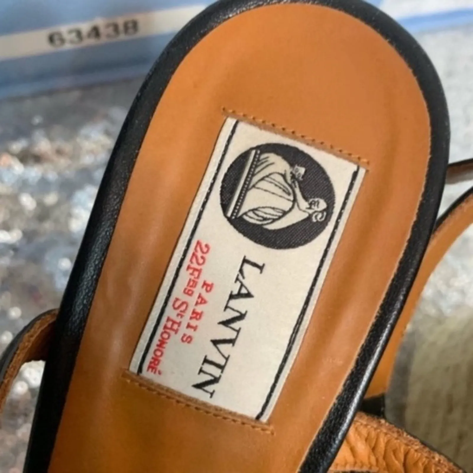 Lanvin studded wood espadrille wedges Size 10 - Image 8