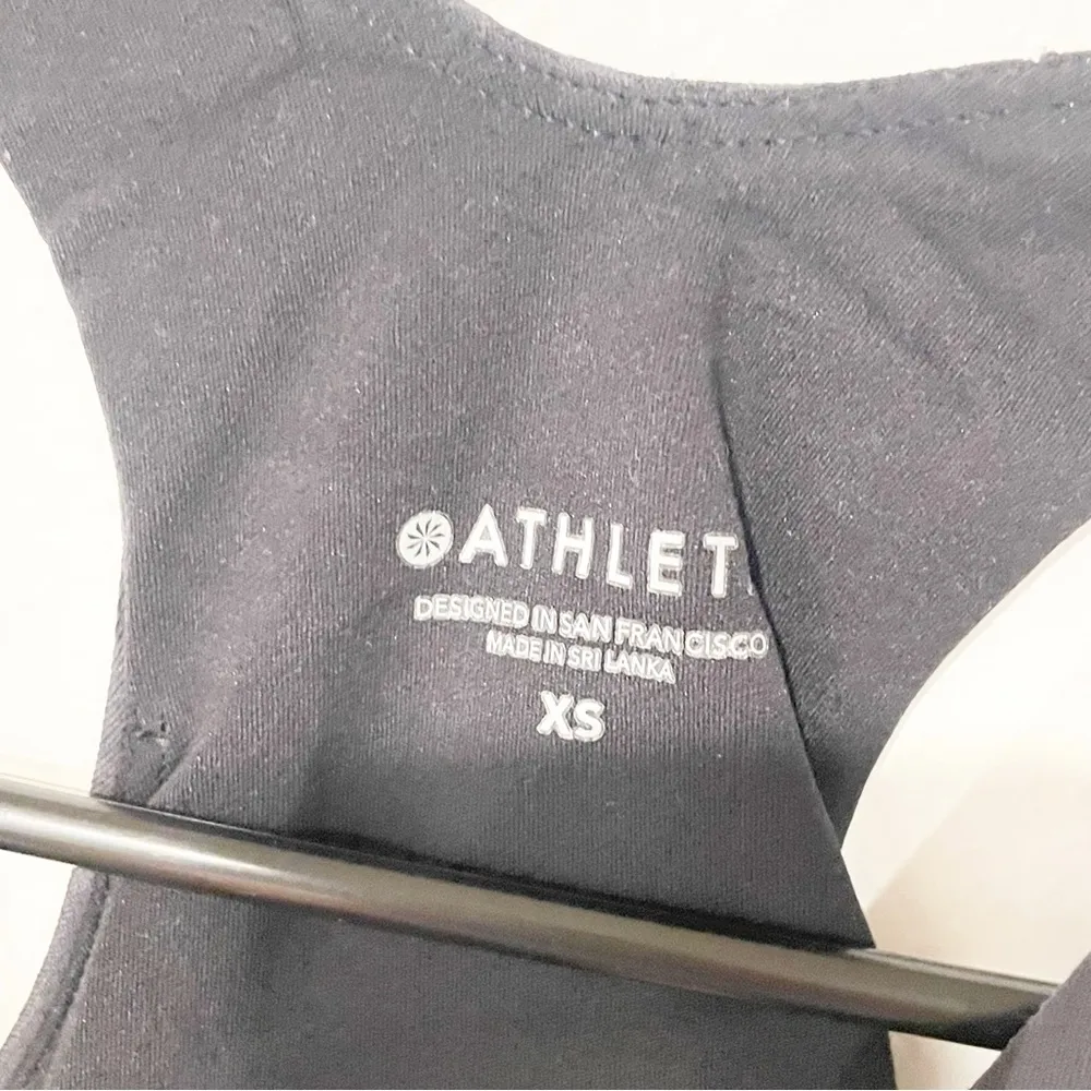 Athleta Size XS Crop Top Women's A-C Gray Conscious In Powervita Camouflage - Image 2