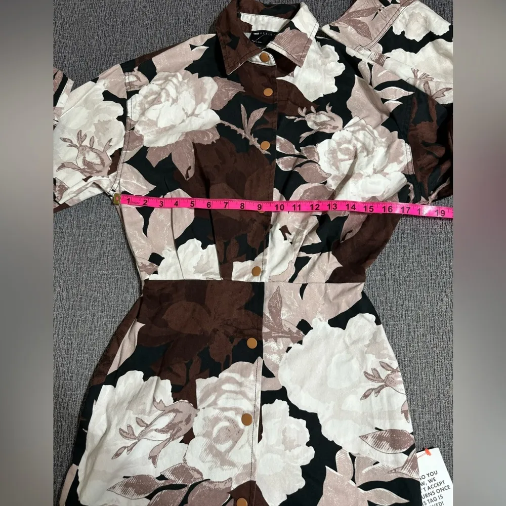 ASOS Design Floral Print Cotton Twill Shirtdress - Image 11