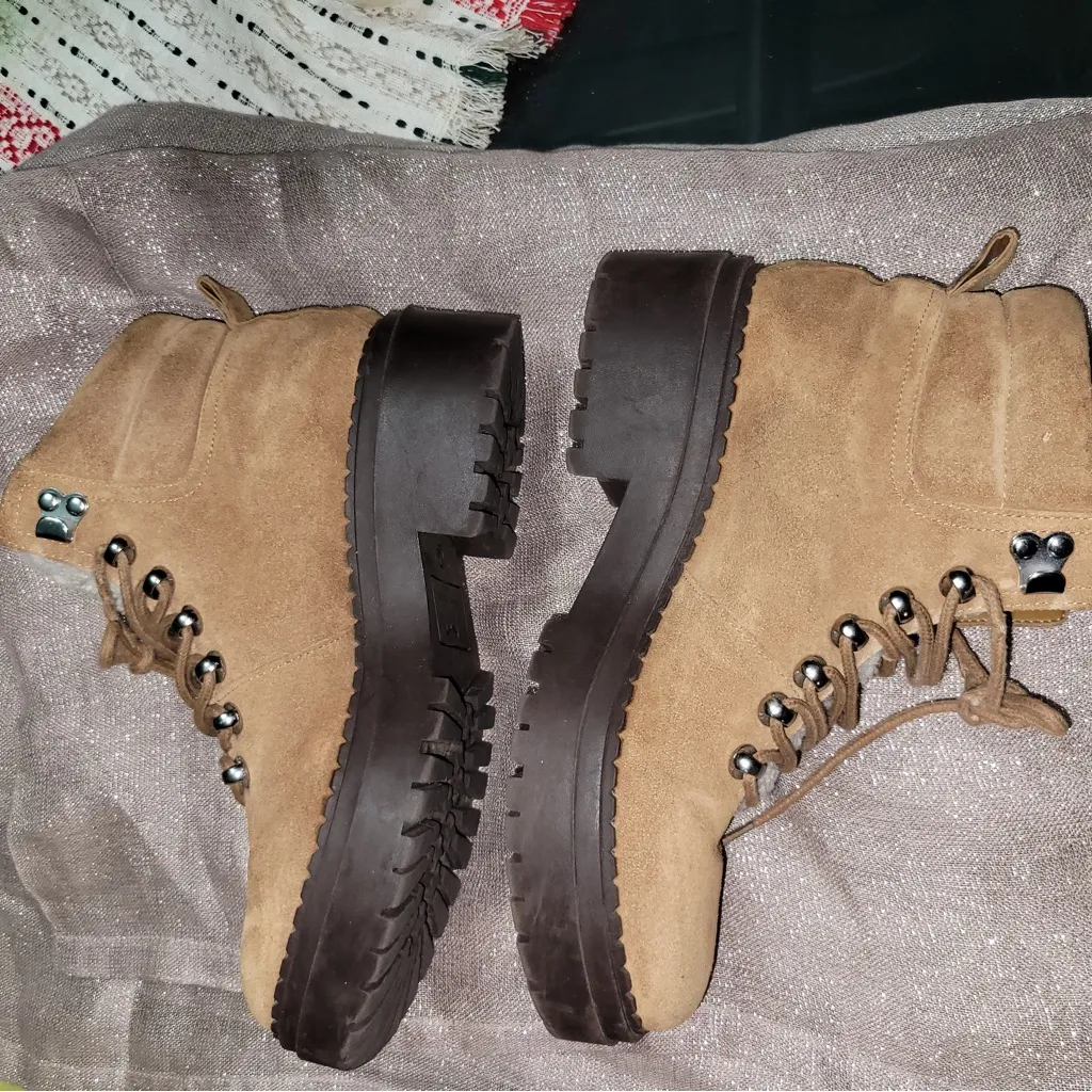 Marc Fisher Tan Winter Boots - Image 7