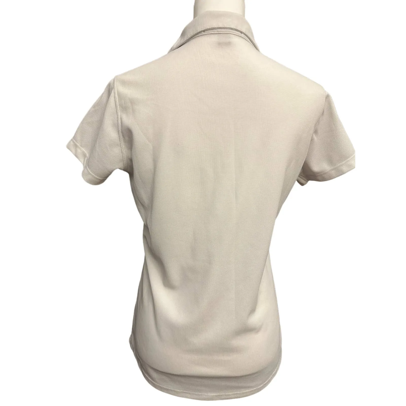 Port Authority Ladies Small White Polo Shirt - Image 2