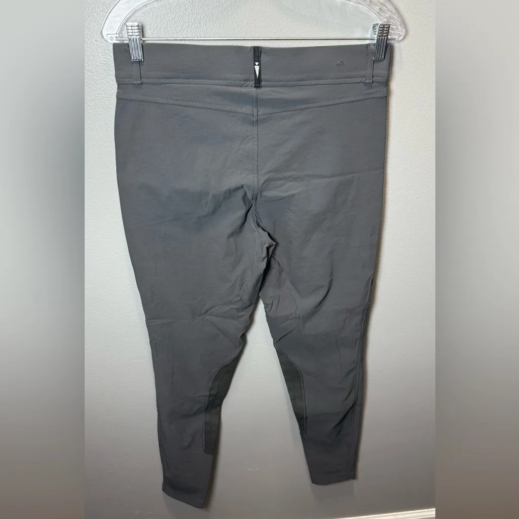 Kerrits Women's Power Stretch Knee Patch Riding Pants Gray Size‎ Large - Image 2