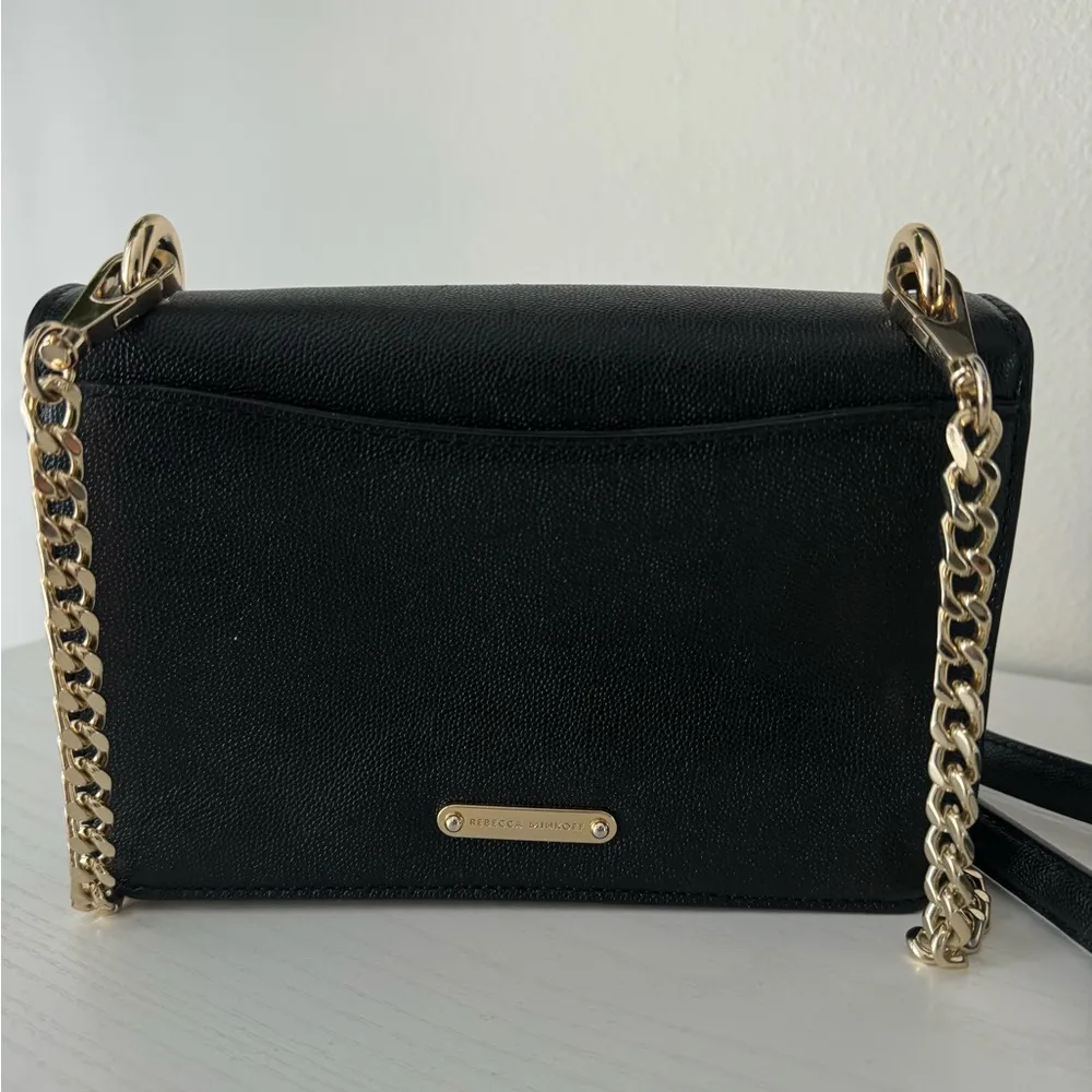 Black Leather Crossbody - Image 5