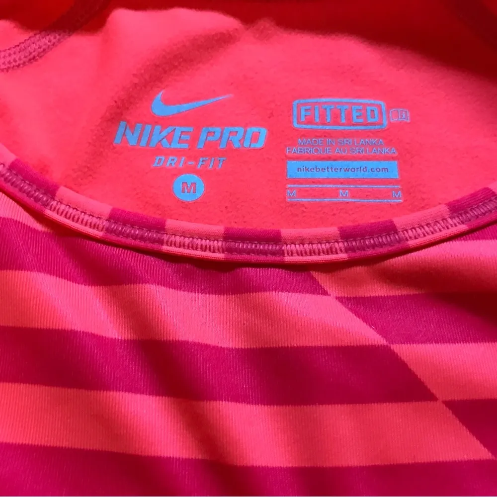 Pro Dri fit long sleeve striped top size M - Image 4