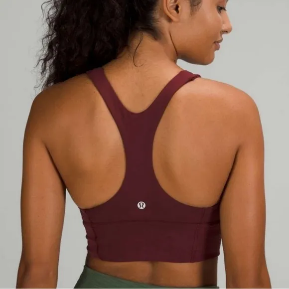 Wunder Train Longline Bra *Medium Support, C/D Cup Mulled Wine Sz 2 - Image 2