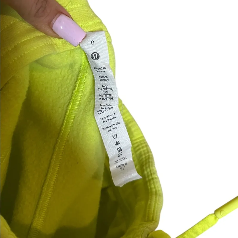 Lululemon Loungeful High-Rise Short Electric Lemon size 0 - Image 4