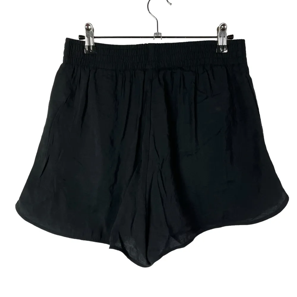 H&M Black Modal Blend Pull On High Rise Shorts S - Image 2