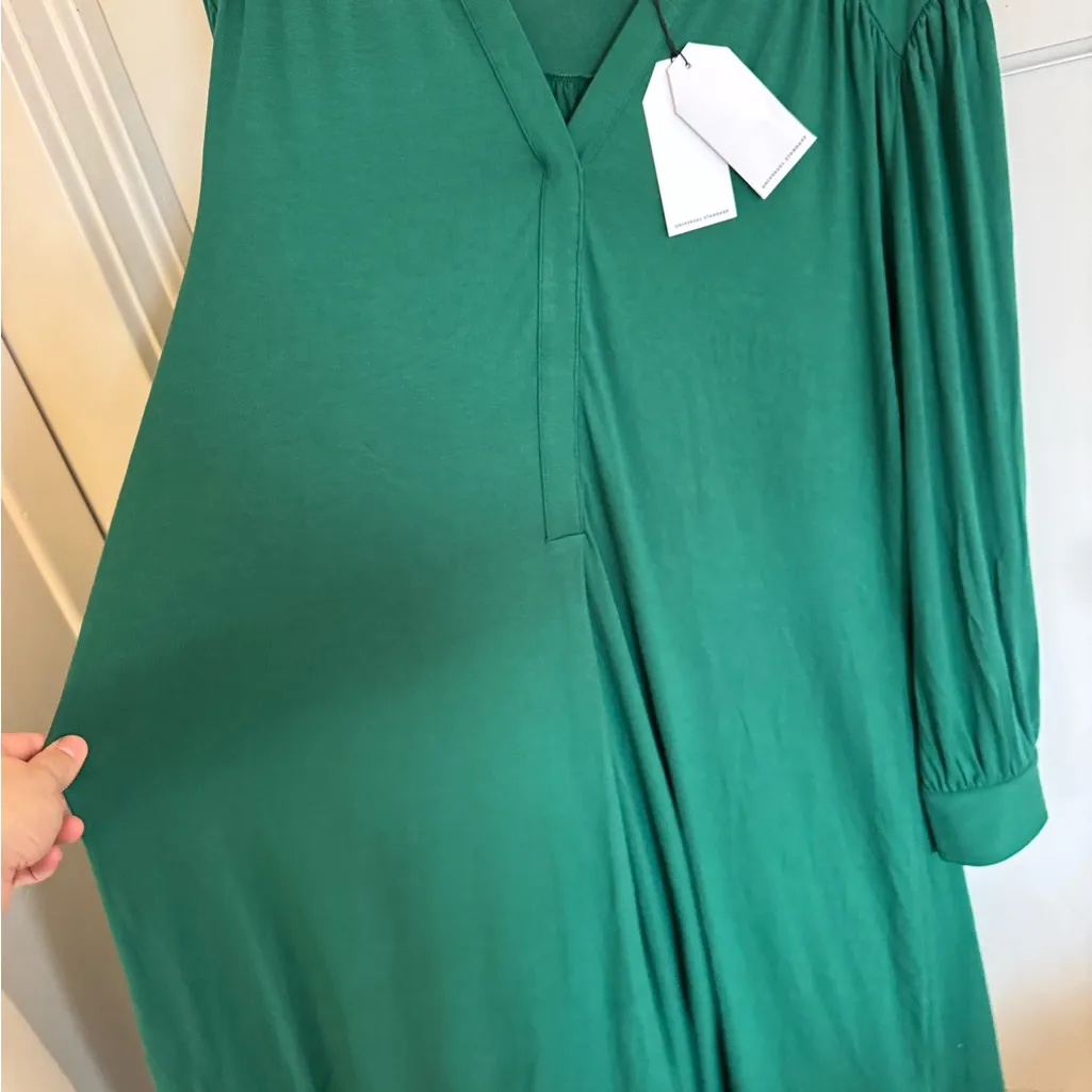 NWT Universal Standard green long sleeve midi dress - Image 5