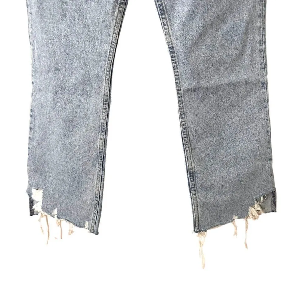 GRLFRND Tatum Distressed‎ Cropped Denim NWOT Sz 28 - Image 4