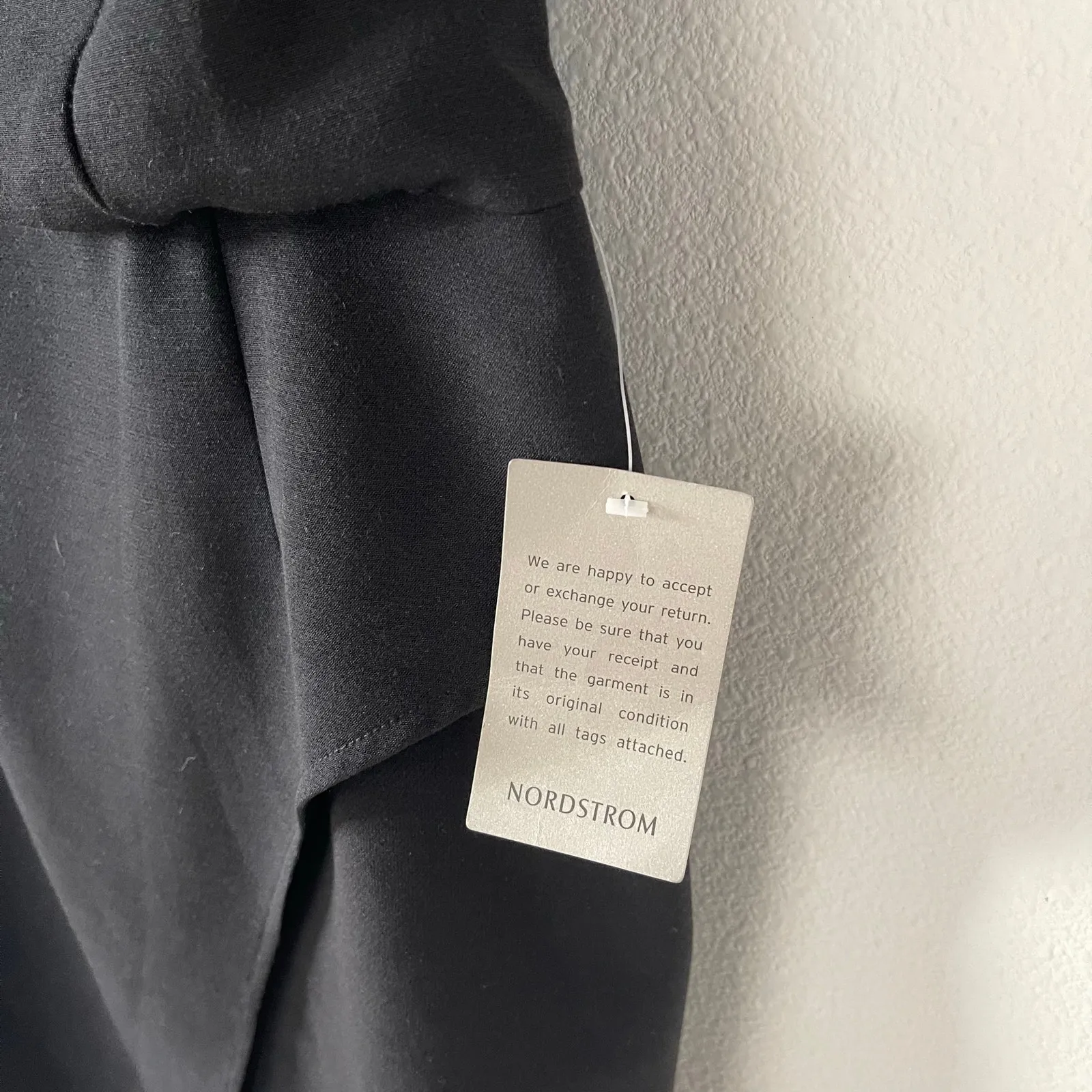 NWT Adelyn Rae Black Halter Asymmetrical Sheath Dress (L) Nordstrom - Image 6