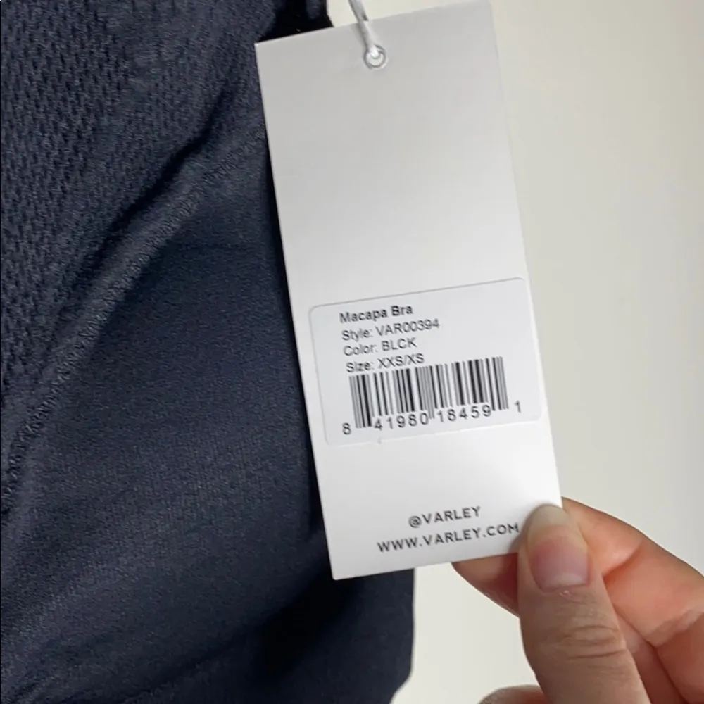 Varley Macapa seamless sports bra in black sz XXS - Image 10