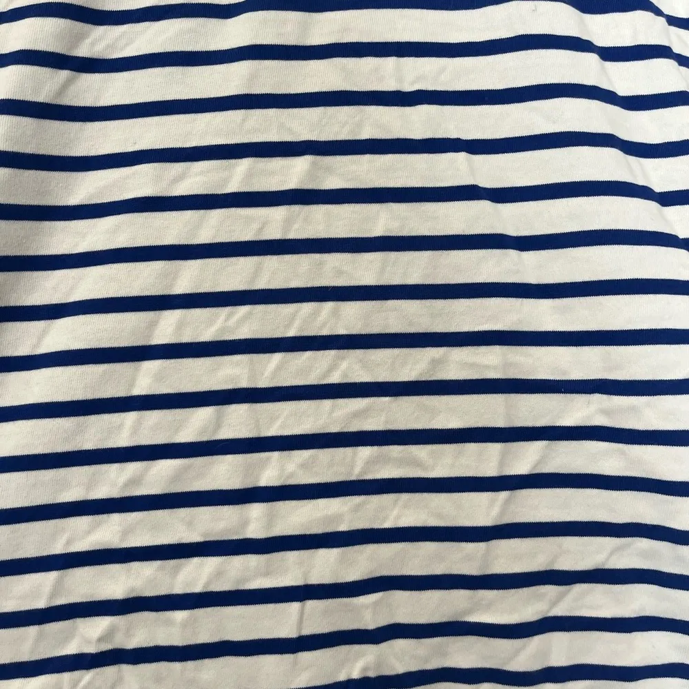 J. Crew Blue and White Striped Top - Image 2