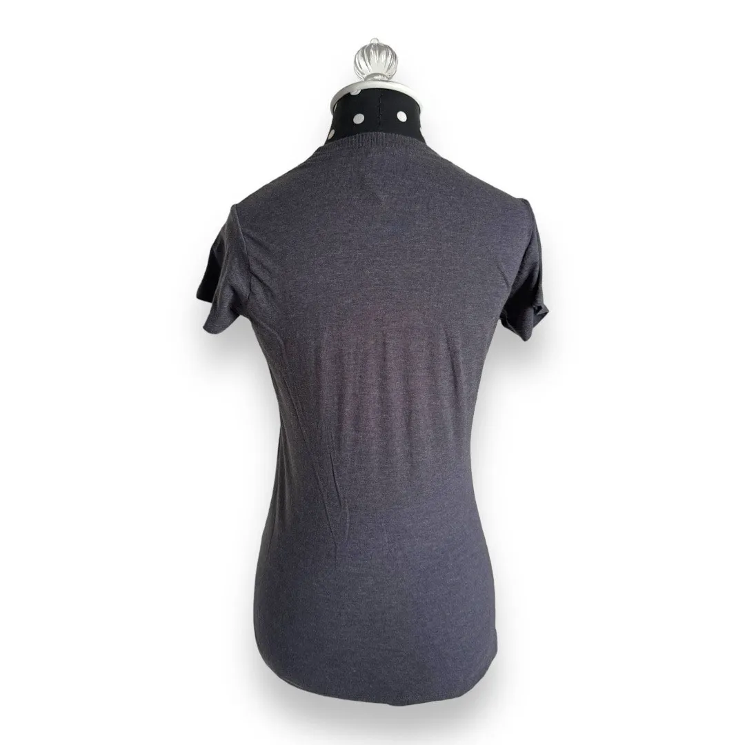 5/$35 Welcome to Fabulous Las Vegas‎ Nevada Tee Sz S Kitsch Sign Gray Fitted - Image 4