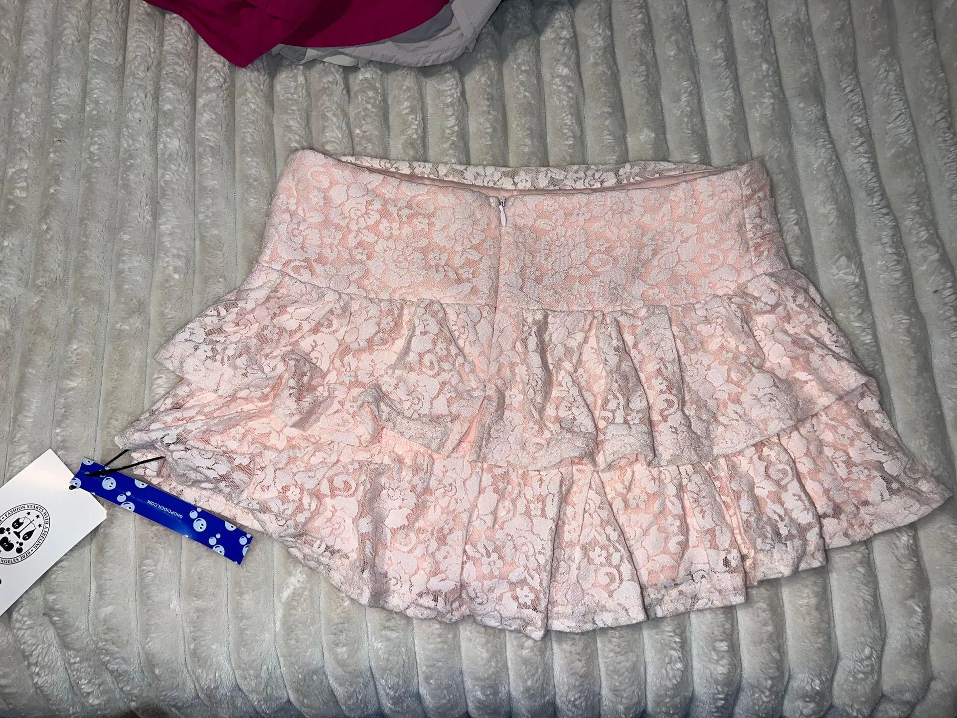 Pink Lace Skirt - Image 2