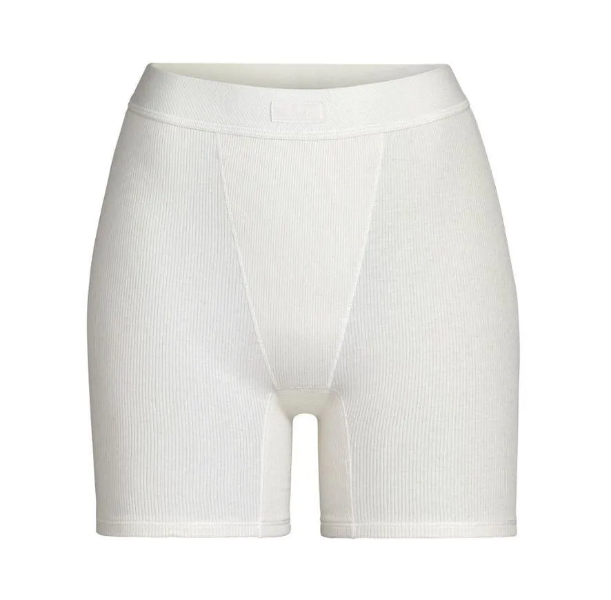 SKIMS COTTON RIB BOXER bone - Image 11