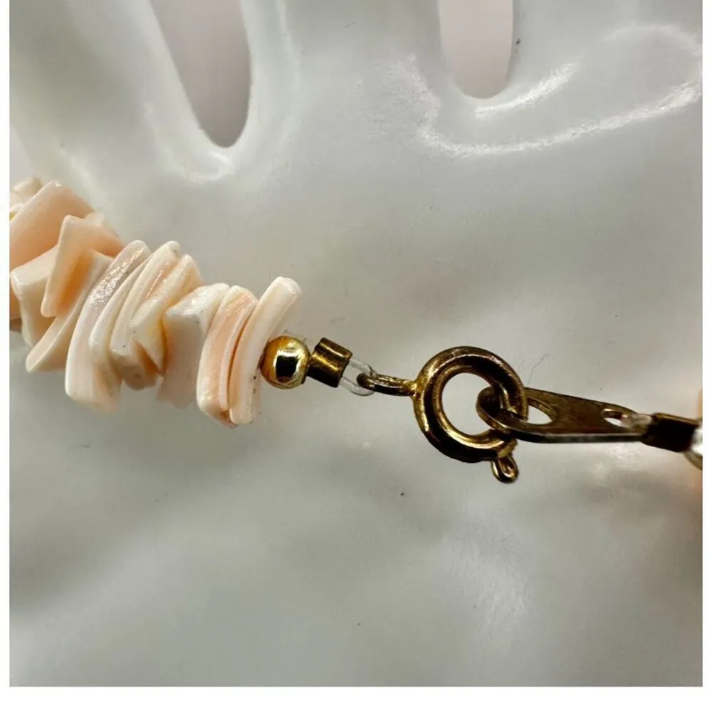 Pink puka shell bracelet - Image 7