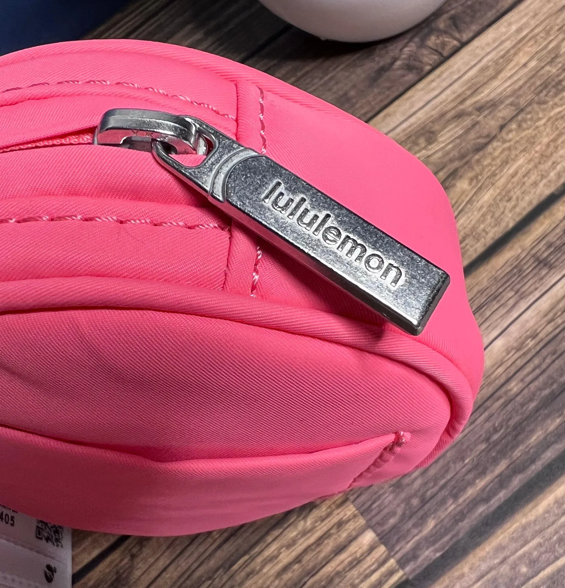 Lululemon Logo Coin Pouch NWT Raspberry Cream - Image 8