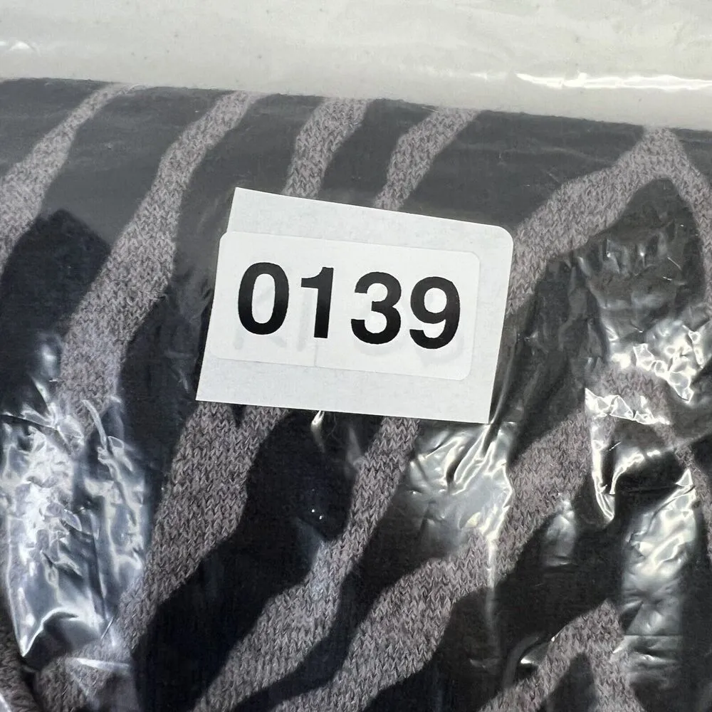 Susan Graver Weekend Plus Size 2X Animal Printed Cowl Neck Sweater Knit Top Grey - Image 11