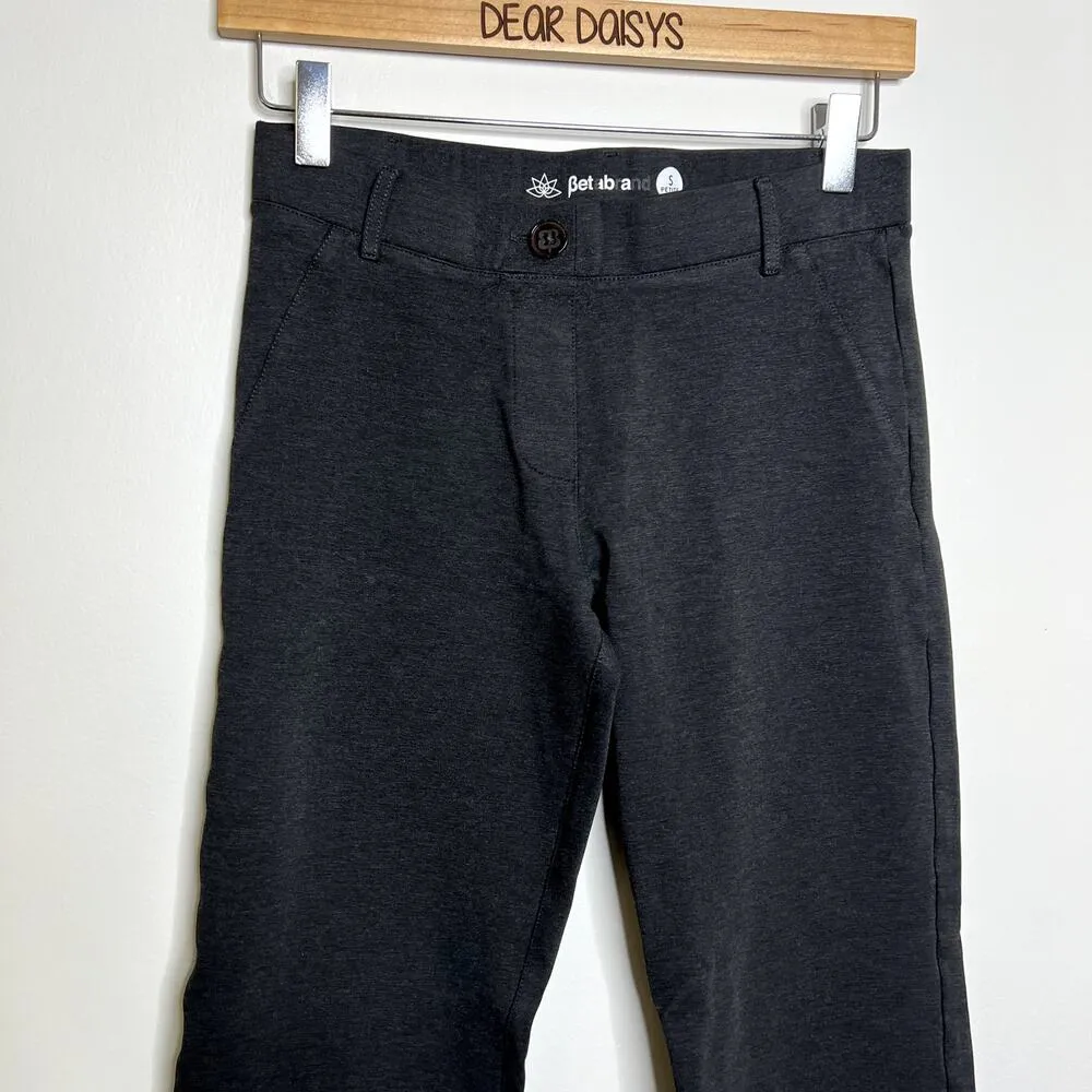 Betabrand Gray Straight Dress Pant Yoga Pants - Image 2